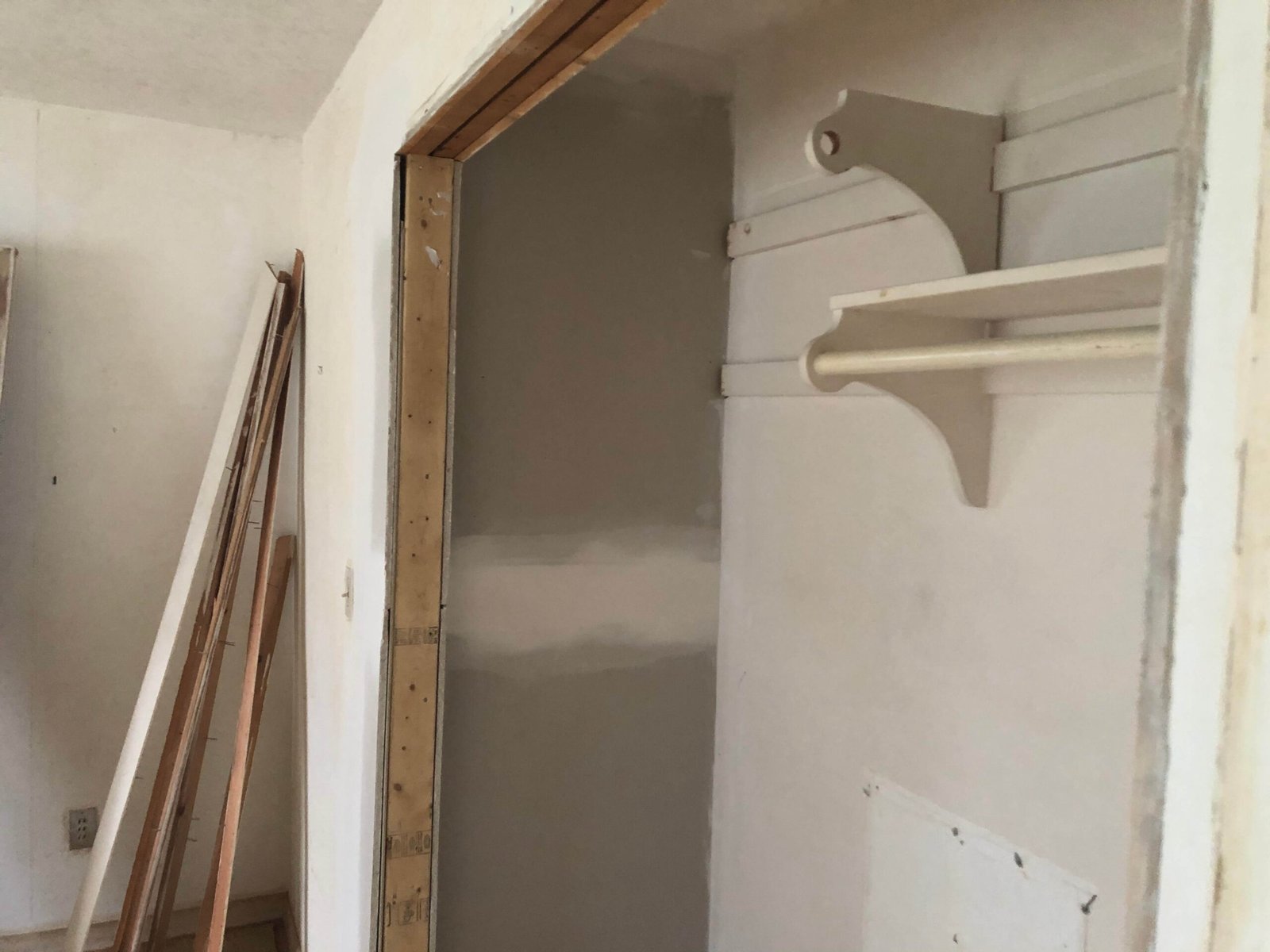 drywall job in progress