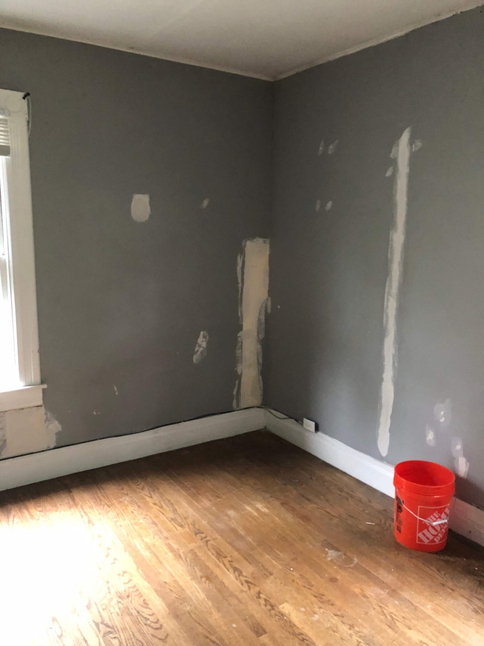 wall repair on green paint in springfield